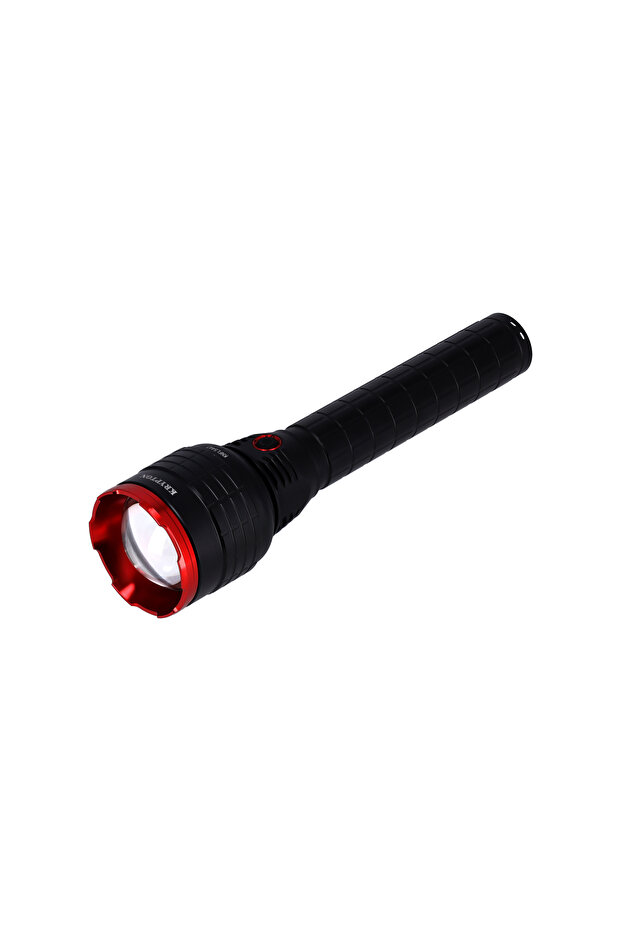 Rechargeable LED Flashlight- KNFL5447| Energy Efficient Design with Type C Charging, Compact