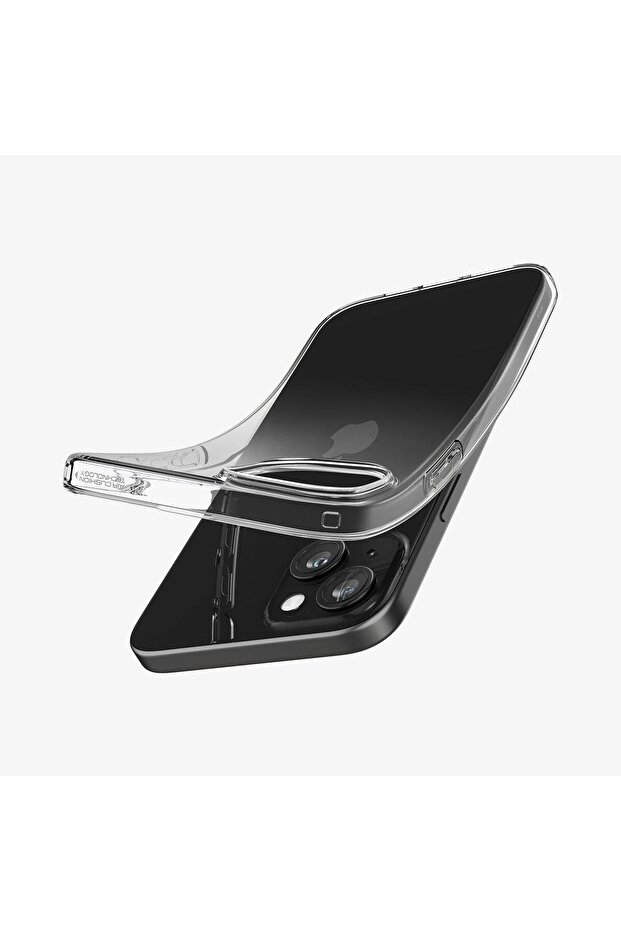 iPhone 15 Plus Kılıf Liquid Crystal 4 Tarafı Tam Koruma Crystal Clear - ACS06647 - 6