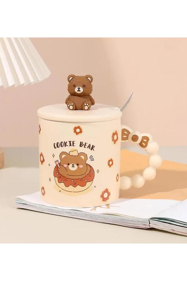 كوب سيراميك ممتع بنمط تيدي بير - 6