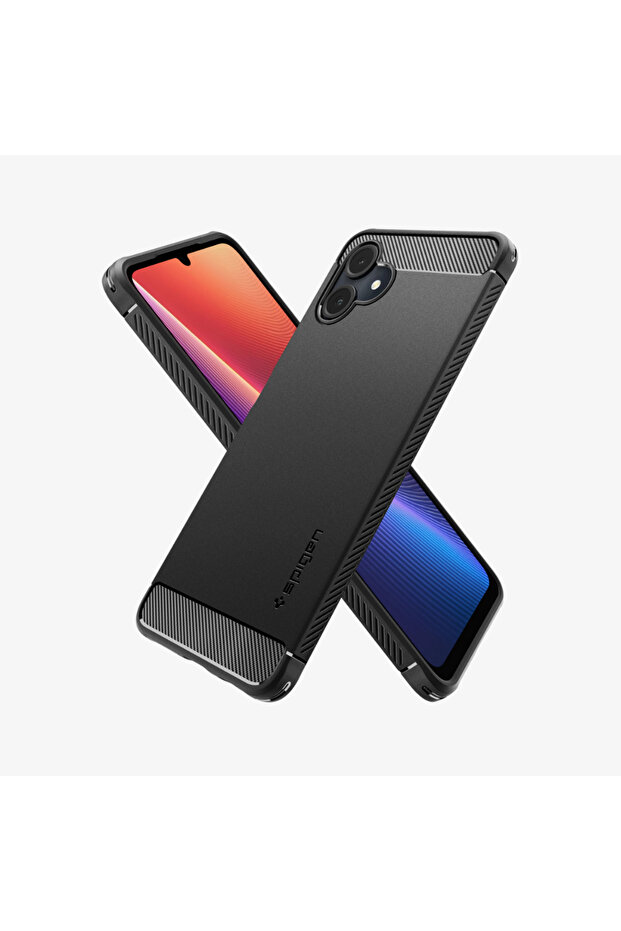 Galaxy A06 Matte Black Rugged Armor Case - Acs08516 - 4
