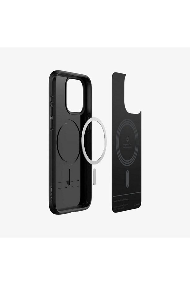 Caseology iPhone 15 Pro Kılıf Parallax Mag MagSafe özellikli Matte Black - ACS06749 - 7