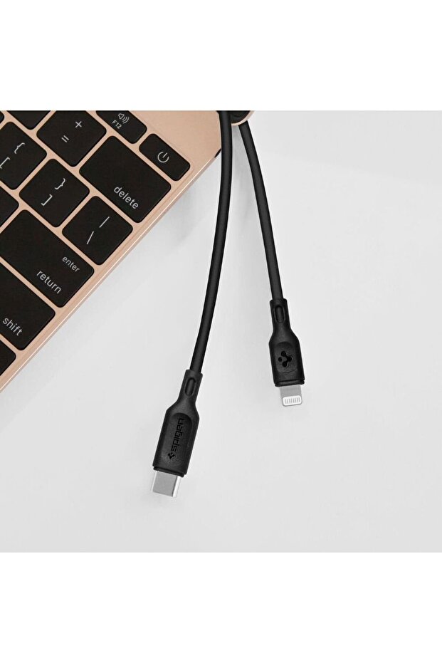 Essential USB-C to Lightning (1 Metre) Hızlı Şarj/Data Kablosu MFI Lisanslı C10CL Black - 000CA27021 - 5