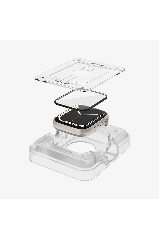 Apple Watch 45mm (Seri 9/8/7) Ekran Koruyucu Kolay Kurulum Pro Flex EZ Fit (2 Adet) - AFL04051 - 8