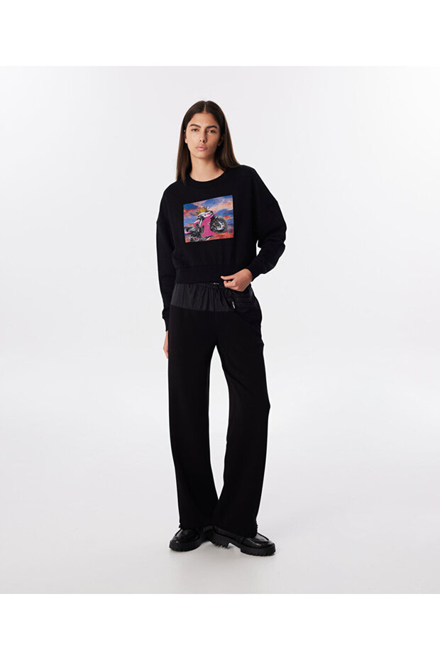 Hotfıx baskılı sweatshırt - 2