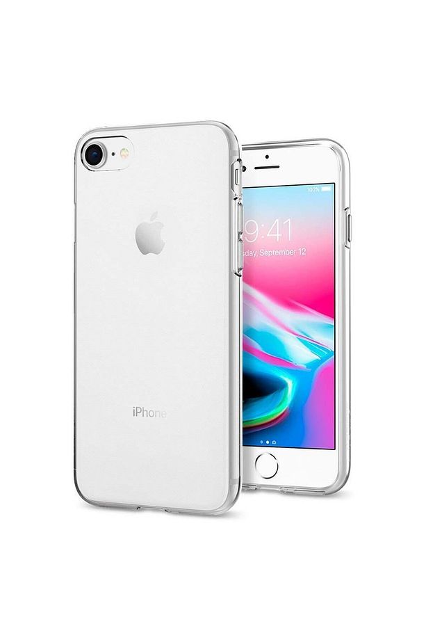 iPhone SE (2022 / 2020) / 8 / 7 Kılıf Liquid Crystal 4 Tarafı Tam Koruma Crystal Clear - 042CS20435 - 1