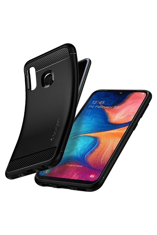 Galaxy A20e Kılıf Rugged Armor Matte Black - 622CS26434 - 3