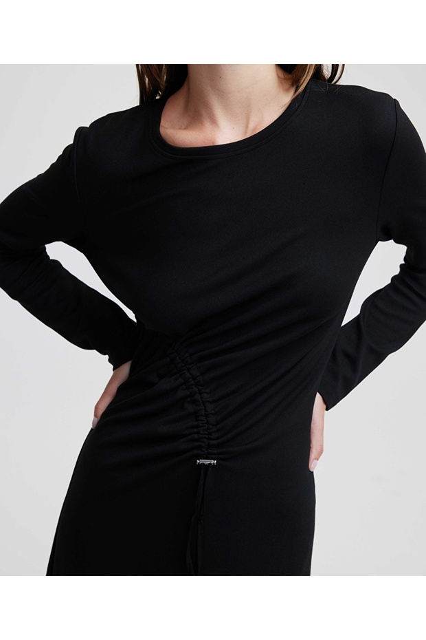 Adjustable drawstring dress - 2