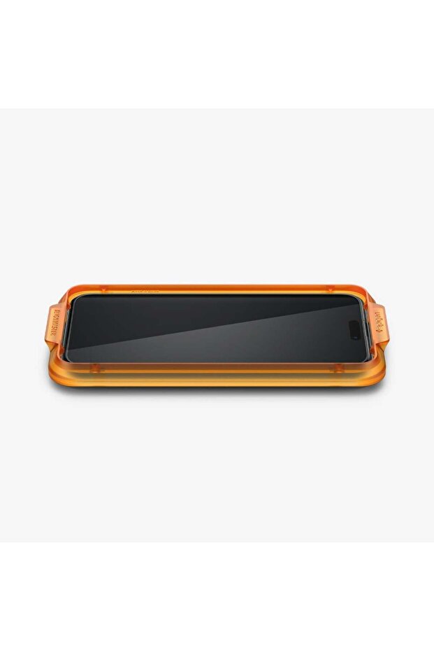 iPhone 15 Glass Screen Protector Easy Installation Glas.Tr Alignmaster Full Cover (2 Pieces) Black - Agl06906 - 4