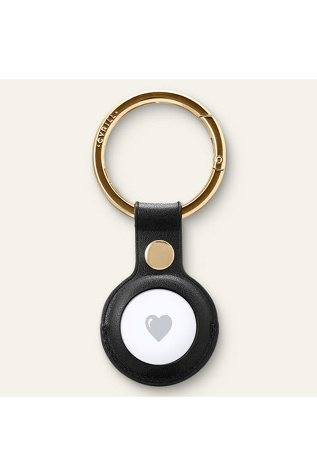 Ciel by CYRILL AirTag Kılıf Basic Leather Black - AMP01836 - 1