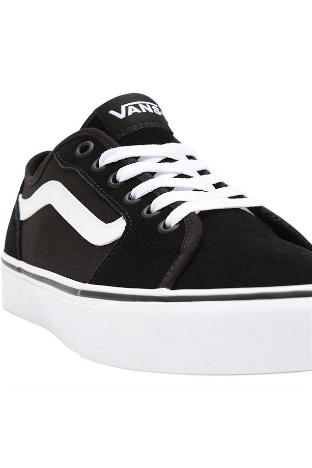 Ayakkabı Vn0a3wkz5lm1 Mn Filmore Decon (SUEDE/CANVAS) Blk/white Leather - 4