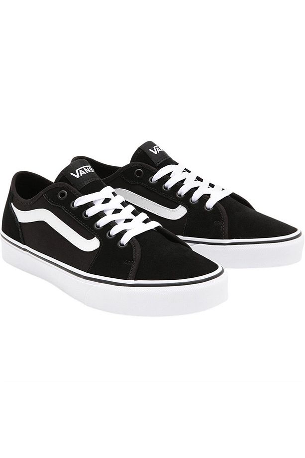 Ayakkabı Vn0a3wkz5lm1 Mn Filmore Decon (SUEDE/CANVAS) Blk/white Leather - 2