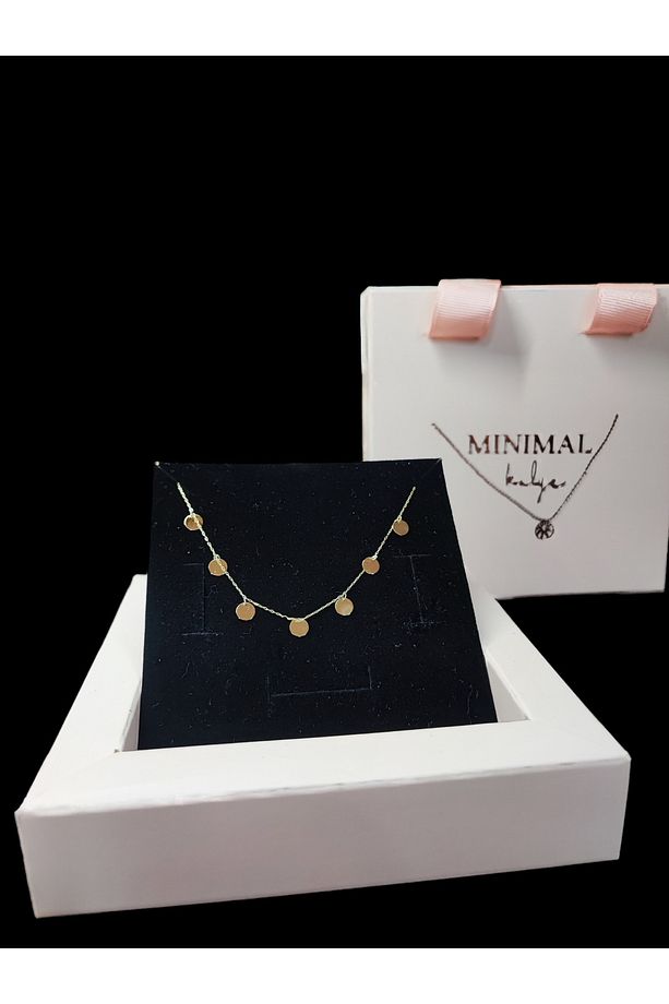 Minimal Kolye 7 pullu kolye kişileştirilebilir "Maddy" - 6
