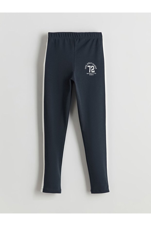 Girls' Leggings with Elastic Waist - S50869Z4