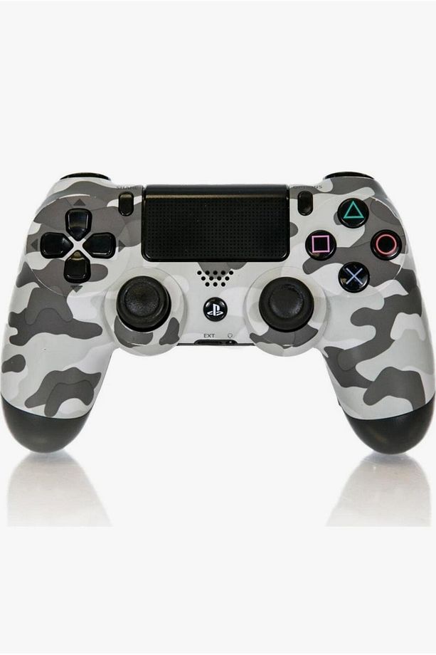 Ps4 Kablosuz Gamepad Garantili Joystıck Yenilenmiş Gamepad Controller - Gri Kamuflaj - 1