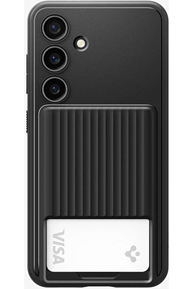 Galaxy S24 Case Liquid Slot Kickstand Matte Black - Acs07360
