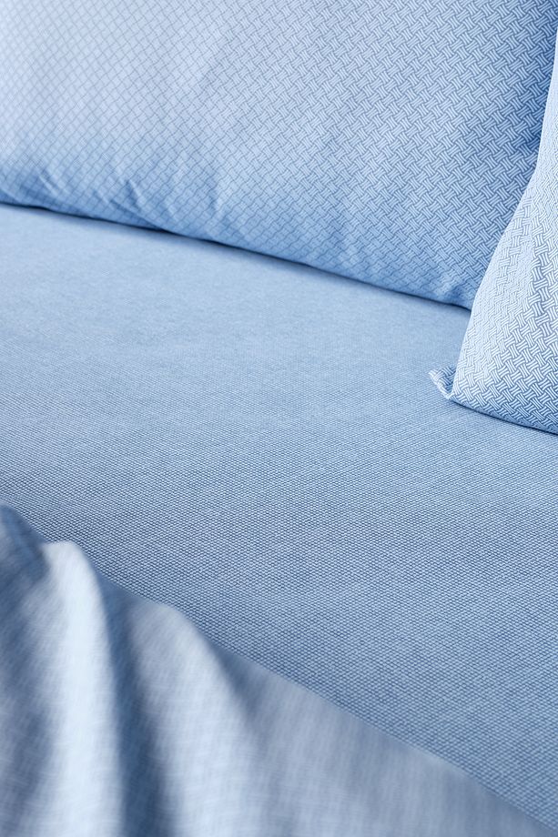 Pure Touch Nevresim Takımı Çift Kişillik Mavi - 5