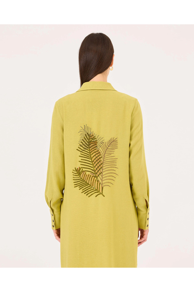 Gömlek Yaka Düğmeli Tunik - 7