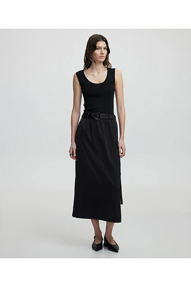 Kargo cepli elbise - 2