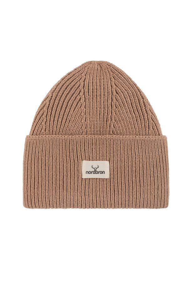 Unisex Camel Akrilik Logolu Yumuşak Triko Bere Esnek Basic Çift Katlamalı Kışlık Fitilli Mali - 3