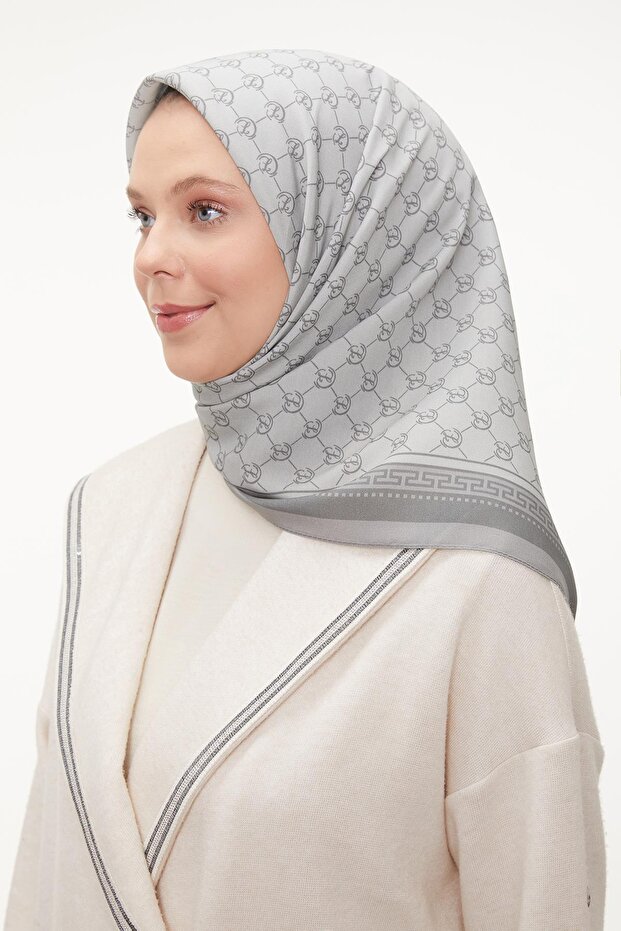 وشاح Aura بنمط L فضي - 1