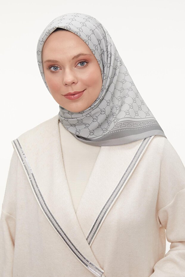 وشاح Aura بنمط L فضي - 3