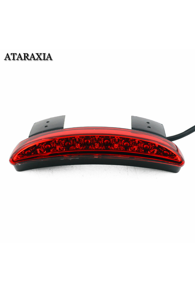 Red Motorcycle Tail Light Lamps Motor Cafe Racer Rear Fender Edge Brake Taillight For Harley Touring