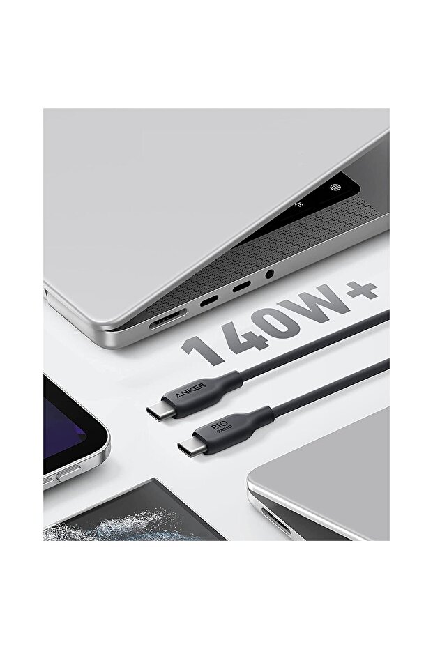 543 USB-C to USB-C Kablo - Siyah - A80E2 - 3