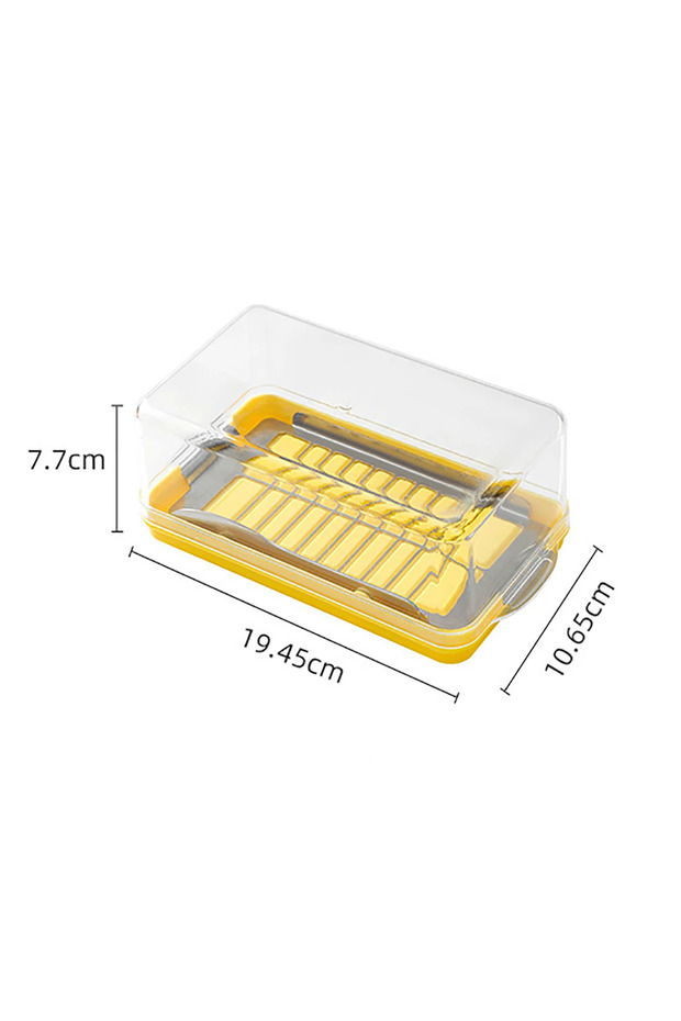 large size New Cheese Butter Cutting Storage Container Butter Cheese Fresh-Keeping Box with Lid Froz