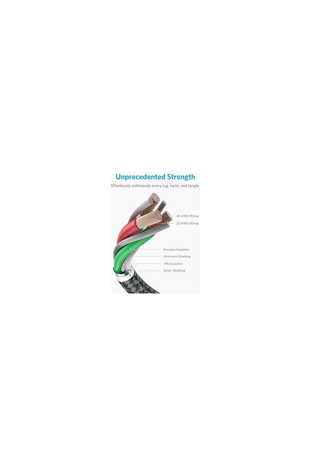 Powerline Select Apple Lightning 0.9m Naylon Usb Kablo - Siyah - Mfı Lisanslı - 2