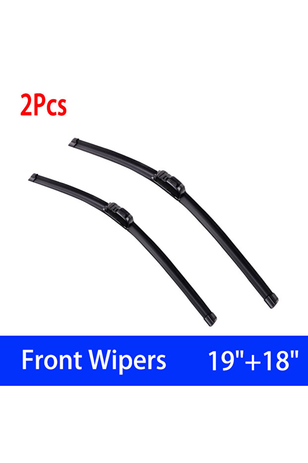 2 wipers For BMW MINI Cooper R50 R53 2001-2006 Car Front Wiper U-Shape Soft Boneless Wiper HD Silen