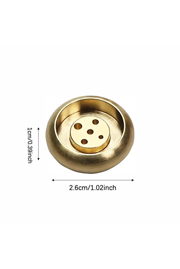 Style B 1pc 5 Holes Mini Brass Incense Burner Incense Sticks Censer Stand Holder Home Decor