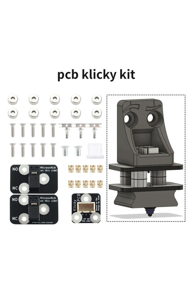 FYSETC PCB Klicky Kit 3D Printer Auto D2F-01/D2F-01L/D2HW-A201D Z Auto Leveling kits for Voron Kl...