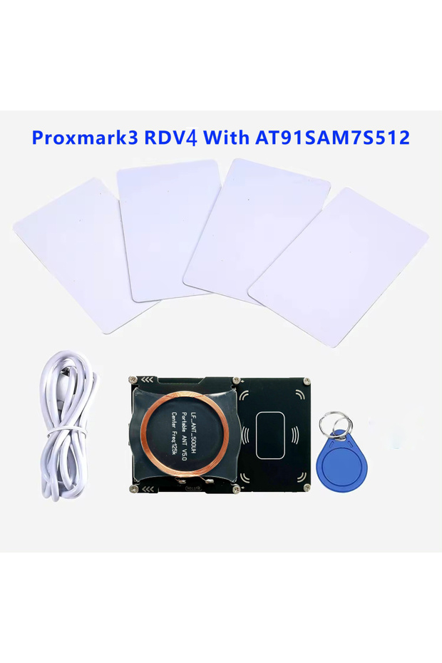 كما هو موضح في الصورة Proxmark3 512M 5.0 قارئ بطاقات RFID IC/ID مفتاح SPI FLASH رقاقة ناسخة مجموعة مبرمجة UID S5