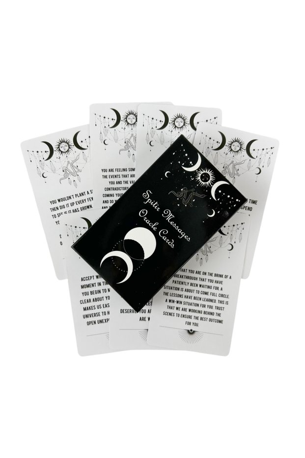 TS238 Spirit Messages Oracle Cards Divination Deck English Vision Edition Tarot Board Playing Game F