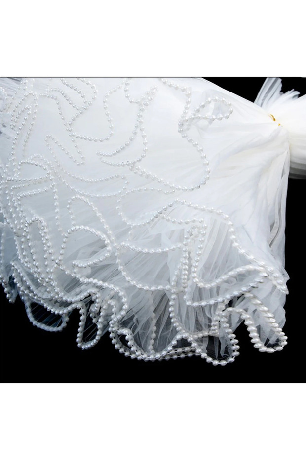 White Pearl 28cmx400cm Flower Wrapping Paper Pearl Wave Yarn Flower Packaging Lace Mesh Florist Hand