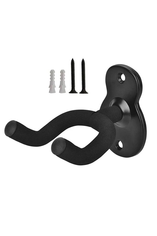 B Metal Guitar Hanger Hook Wall Mount Non-slip Holder Stand for Guitar Ukulele Violin Bass Guitar I.