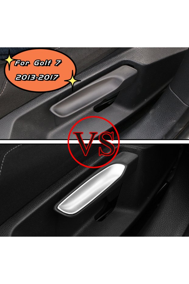 Car Seat Adjustment Wrench Cover Trim ABS Decorative Sequins for Volkswagen VW Tiguan MK2 Touran ...