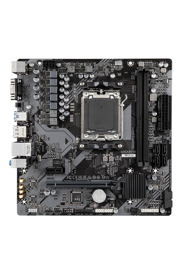 B650M S2H AMD B650 AM5 DDR5 6400MHz (OC) VGA/HDMI/DP M.2 mATX Anakart - 2