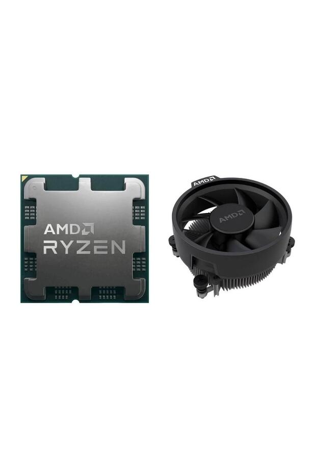 Ryzen 7 8700F 8C 4.1GHz 16MB AM5 Kutusuz Fanlı İşlemci - 1