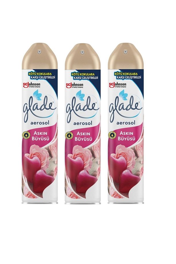 Aerosol Oda Kokusu Aşkın Büyüsü 300 ml  X 3 Adet - 1
