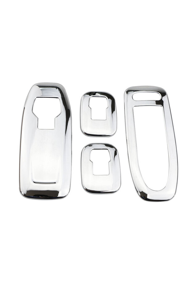 silver Windows Lifter Panel Cover Trim for Peugeot 2008 208 2014-2019 ABS Door Window Lift Button Sw
