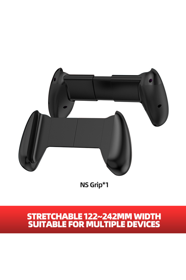 Black Hand Grip For Switch/oled Host Handheld Replaceable Protective Case Stand Holder For Android I - 1