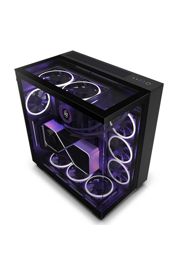 H Series H9 Elite Edition Cm-h91eb-01 Temperli Cam Siyah Mid Tower Gaming (OYUNCU) Kasa - 7