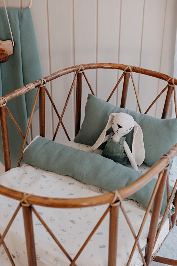 Mother's Side Muslin Bedding Set| Eucalyptus