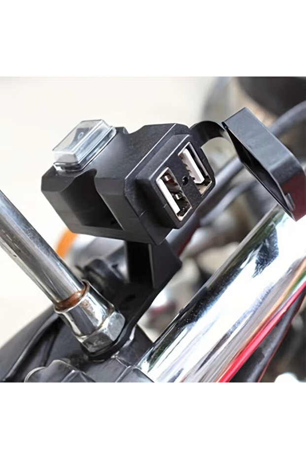 1pcs 9-12V Dual USB Motorbike Motorcycle Handlebar Charger Adapter Waterproof Power Supply Socket...