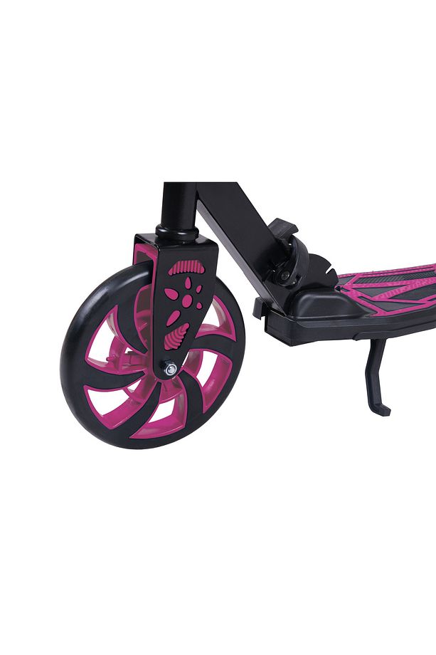 12 Yaş ve Üzeri 2 Dev Tekerlekli Frenli Katlanabilir Yükseklik Ayarlı Scooter Eğlenceli Çocuk Kaykay - 5
