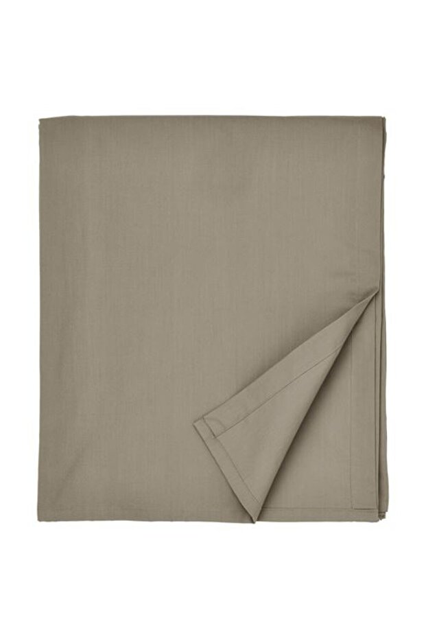 - Ullvide, Single Bed Sheet, Gray-Beige, 150X260 cm