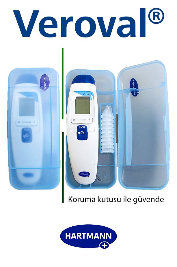Veroval Duo Scan Dijital Ateş Ölçer Kulaktan ve Alından - 3