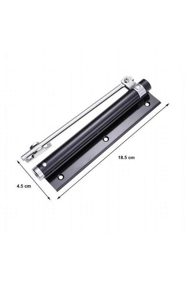 Servo Black Siyah Otomatik Kapı Kapatıcı Kapı Itme Yayı, Bahçe Kapısı Kapatıcı - 4