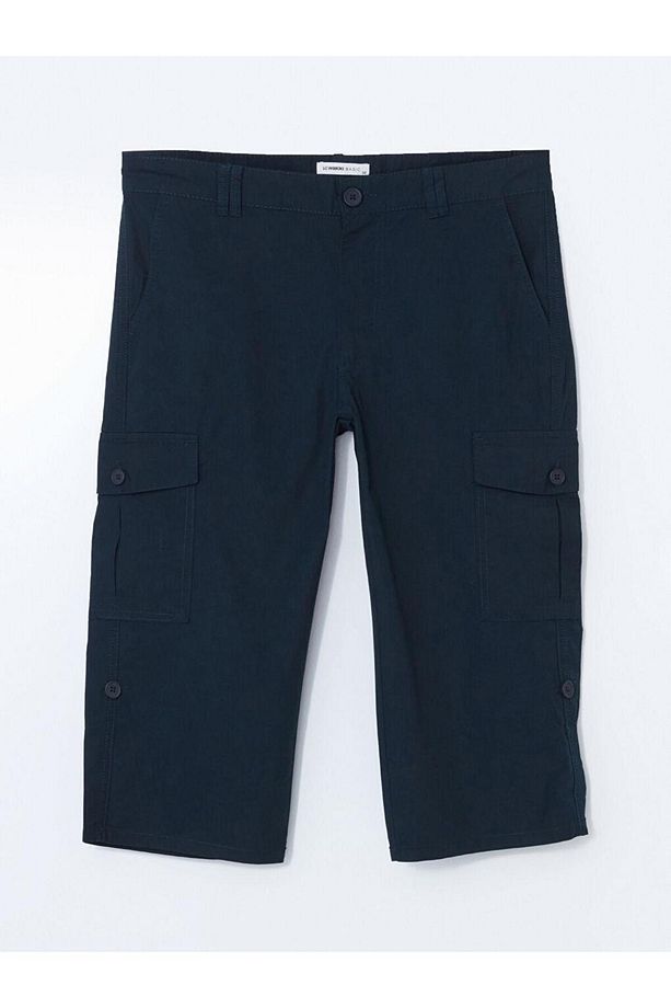 LCWAIKIKI Classic Standart Kalıp Gabardin Erkek Roller Şort - 5